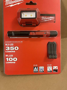 Pealamp Milwaukee HL2-LED + pliiatslamp IPL-LED(UUS) (2 foto / 3)