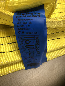 Tõsterihmad 4m / 3000kg ! Uueväärsed! (5 foto / 5)
