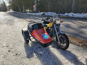 Honda VF 750 Magna sidecar külgkorviga V4 60kW (8 foto / 9)