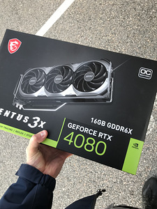MSI GeForce RTX™ 4080 VENTUS 3X (1 foto / 3)