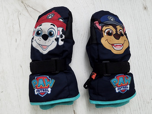 H&M Paw Patrol käpapatrull kindad, 2-4 aastastele (1 foto / 2)