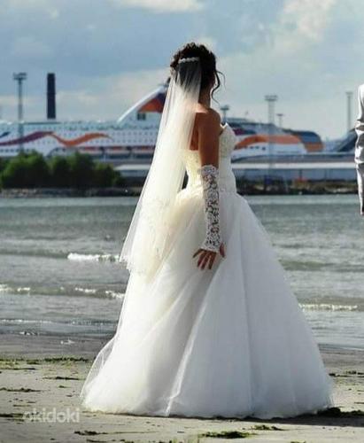 Свадебное платье Anna-Bella, регулируемый корсет (фото #3)