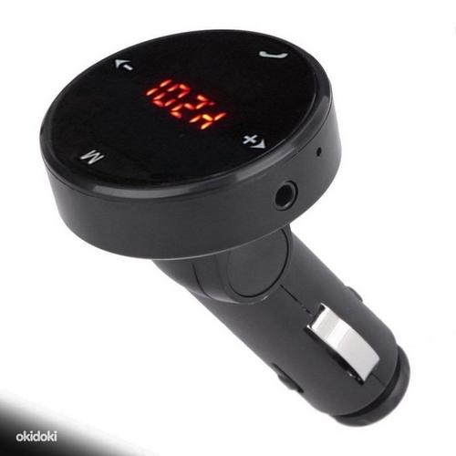 Bluetooth Charger Adapter MP3 Player Black (foto #1)