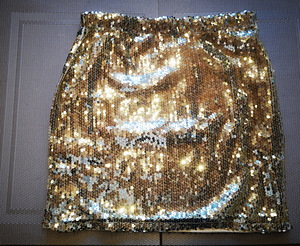 Sädelev glitter seelik Suurus S (2 foto / 4)