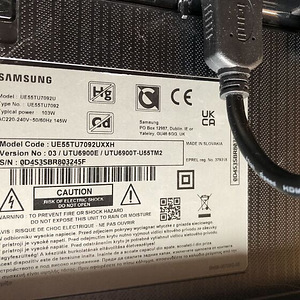 Televiisor Samsung UE55TU7092UXXH, LED, 55 " (2 foto / 2)