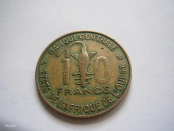 West africa 10 francs 1959 (фото #1)