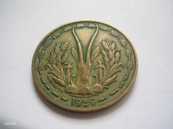 West africa 10 francs 1959 (фото #2)