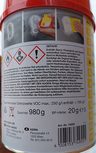 Pahtel Nigrin 980g (3 foto / 4)