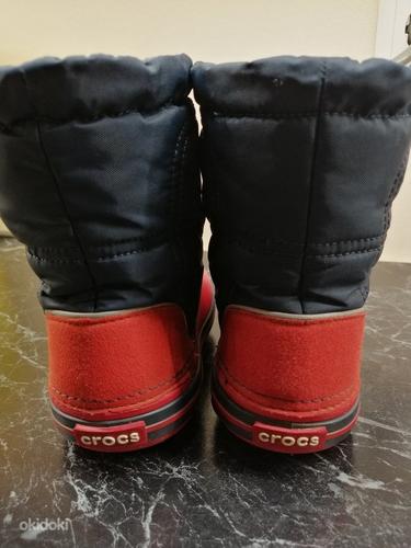 Продам детские зимние сапоги crocs размер 23,5 (фото #2)