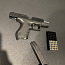 Шумовой пистолет, реплика glock 17, пугач (фото #1)