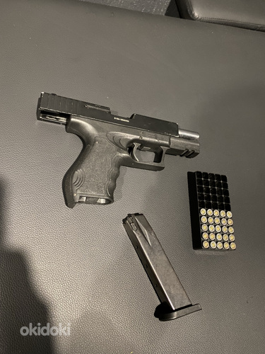 Шумовой пистолет, реплика glock 17, пугач (фото #1)