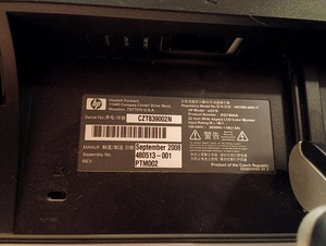 Monitor hp TFT TN, 21.6", 1680x1050, DVI, VGA (3 foto / 4)