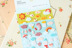 Funny Sticker World Felt Weather Stickers (2 photo of 3)