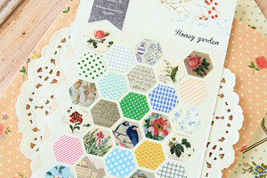 HONEY GARDEN Diary / Deco / Scrapbooking Stickers (2 photo of 3)