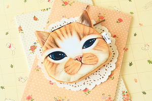 Cute CAT FACE 3D Coin Purse pouch (2 photo of 3)