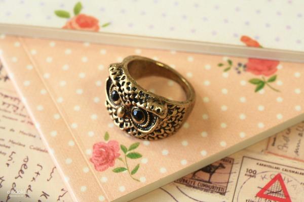 Wise Owl cute boho chic fashion accessory Ring (photo #1)