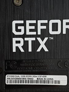 Palit RTX 3060 dual 12 GB (3 foto / 4)