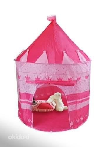 Игровая палатка замок, розовая, НОВАЯ (фото #2)