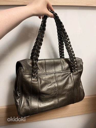 Женская кожаная сумка металлик Cristelle (фото #2)