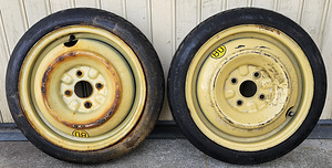 R14 запасные колеса 4x100 115/70 (оригинал Toyota) (1 фото из 2)