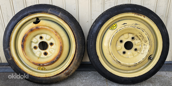 R14 запасные колеса 4x100 115/70 (оригинал Toyota)