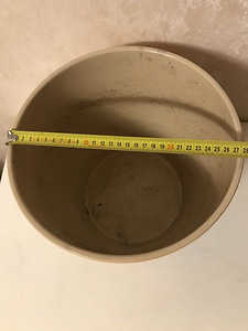 Müüa suur keraamiline lillepott 26cm (4 foto / 4)