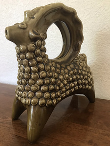 Kann, vaad, skulptuur, keraamika kuju 23cm (1 foto / 3)
