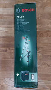 Laserniveliir. Ristjoonlaser Bosch PCL 10, jalgadel (2 foto / 5)