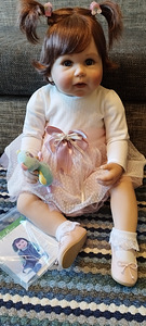 Reborn kollektsioneeriv nukk Ot Monika Peter Leicht 84 cm (9 foto / 9)