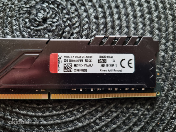 RAM Ram hyperx kingston fury 32gb kit 4x8 2666 (foto #2)
