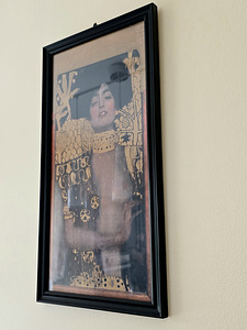 Seinapilt raamil Gustav Klimt maalist Juudit pilt (6 foto / 9)