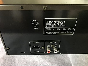 Technics SL-PD867 MASH 5 Disc CD Changer Player (6 foto / 8)