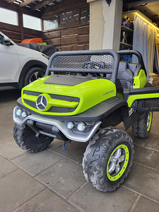 Mercedes-Benz UNIMOG 12V laste elektriauto. (1 foto / 6)