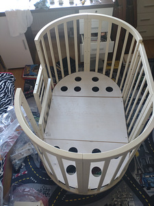 Lastevoodi transformer ümmargune ja ovaalne, Noony Cozy (2 foto / 7)