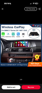Модуль Carplay/Android Auto для BMW CIC (1 фото из 6)