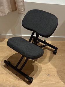 Ikea EIFRED Kneeling chair, Gunnared black-grey (1 foto / 2)