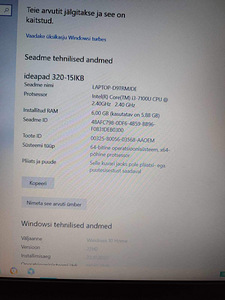 Lenovo Ideapad 320-15IKB (3 foto / 5)