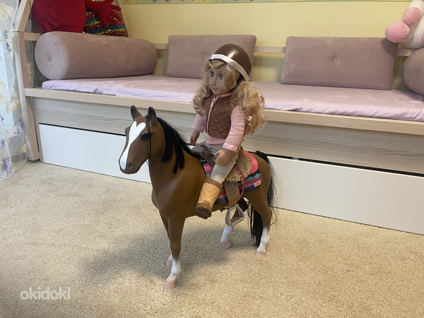 Our Generation игрушечная лошадь и кукла (фото #1)