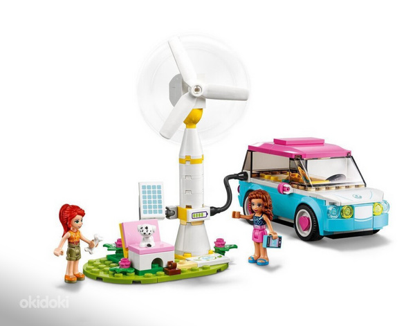 6+ LEGO Friends 41443. Электромашина Оливии.