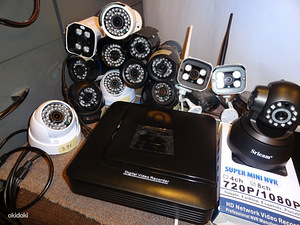 Videovalve komplektid 720p-1080p, IP, AHD kaameraga (2 foto / 3)