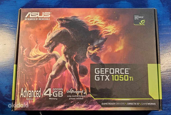 ASUS Cerberus GeForce GTX 1050 Ti OC Edition 4GB GDDR5 (фото #1)