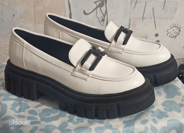 Naiste paksutallaga loafersid