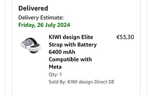 Meta Quest 3 128GB + Kiwi headstrap /w battery + silicone (3 foto / 3)