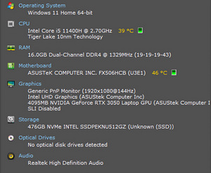 ASUS TUF F15 - RTX 3050, 15.6'', 144 Hz, i5, 16 GB, 512 GB (4 foto / 4)