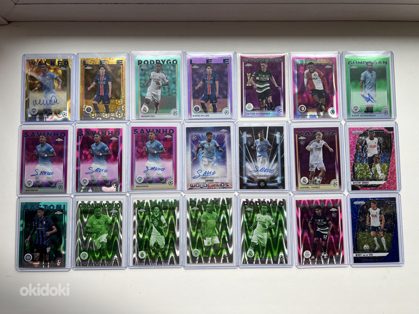 Topps Chrome® UCC 2024/25 jalgpalli kaardid /numbriga