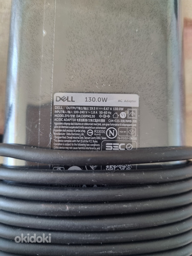 Зарядное устройство Dell, адаптер 130 Вт (19,5 В; 6,67 А) (4,5 мм x 3,0 мм) (фото #4)