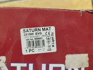 Valgusti, lamp 2x18 W, Saturn (2 tk) (4 foto / 6)