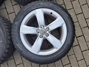 Диски Audi 18 дюймов + шины Bridgestone Blizzak 245/50R18 (4 фото из 10)