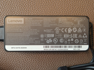 Lenovo 65W USB-C зарядное устройство / адаптер (2 фото из 4)