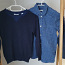 Мягкий свитер okaidi и рубашка H&M 128 размер (фото #2)